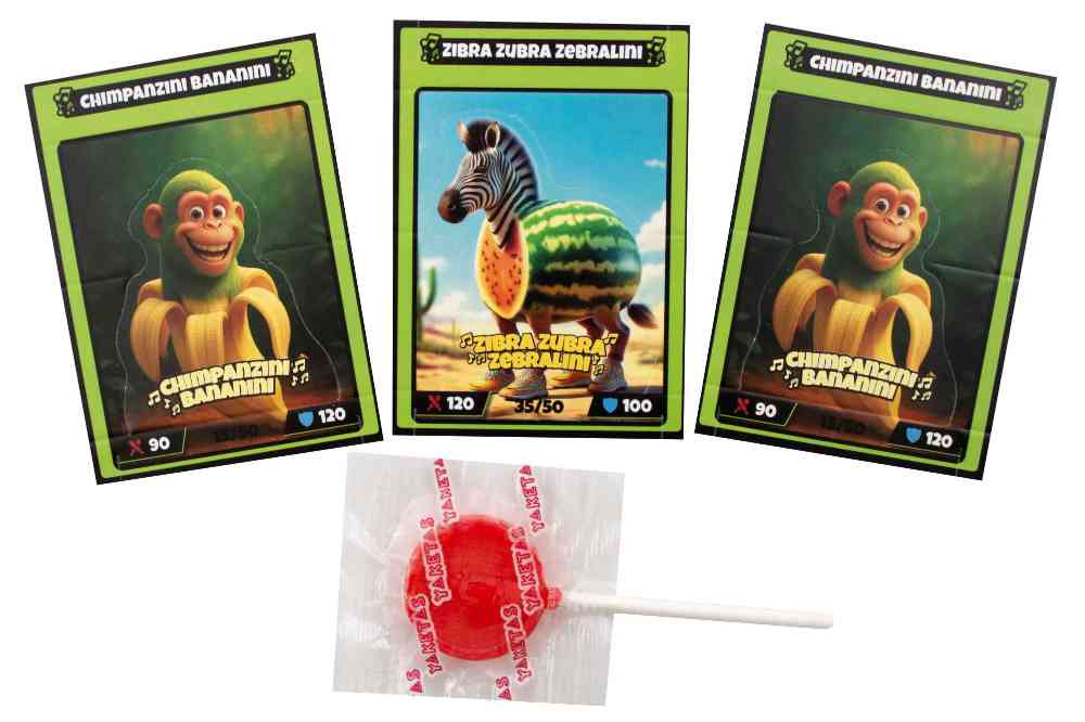 Brainrot Pop Up Cards & Lollipop