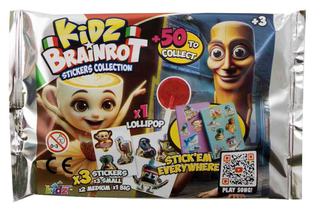 Brainrot Stickers & Lollipop