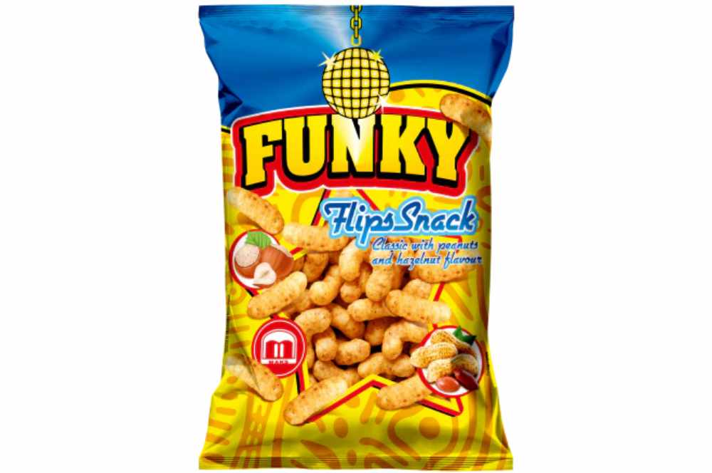 Funky Flips Snack Erdnuss-Haselnuss 80g
