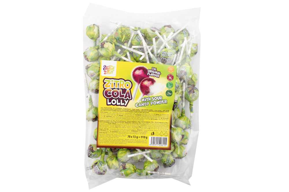 Zitronen Cola Lolly 13g